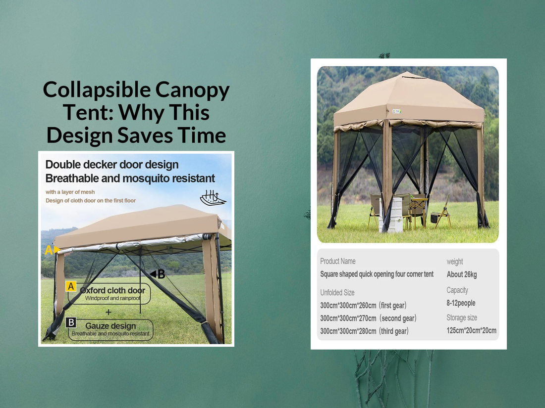 Collapsible Canopy Tent: Why This Design Saves Time