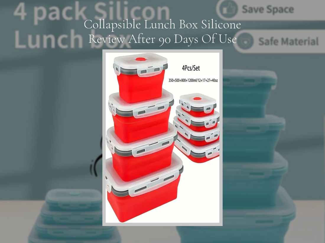 Collapsible Lunch Box Silicone Review After 90 Days Of Use