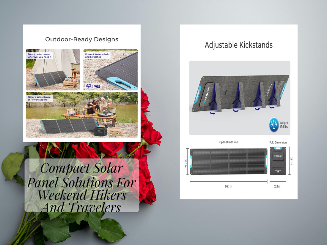 Compact Solar Panel Solutions For Weekend Hikers And Travelers