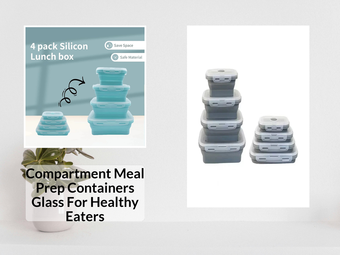 Compartment Meal Prep Containers Glass For Healthy Eaters