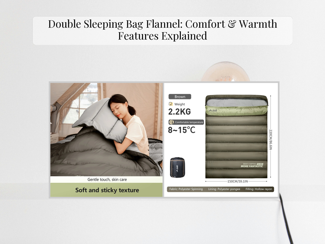 Double Sleeping Bag Flannel: Comfort & Warmth Features Explained