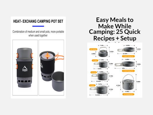 Easy Meals to Make While Camping: 25 Quick Recipes + Setup Guide