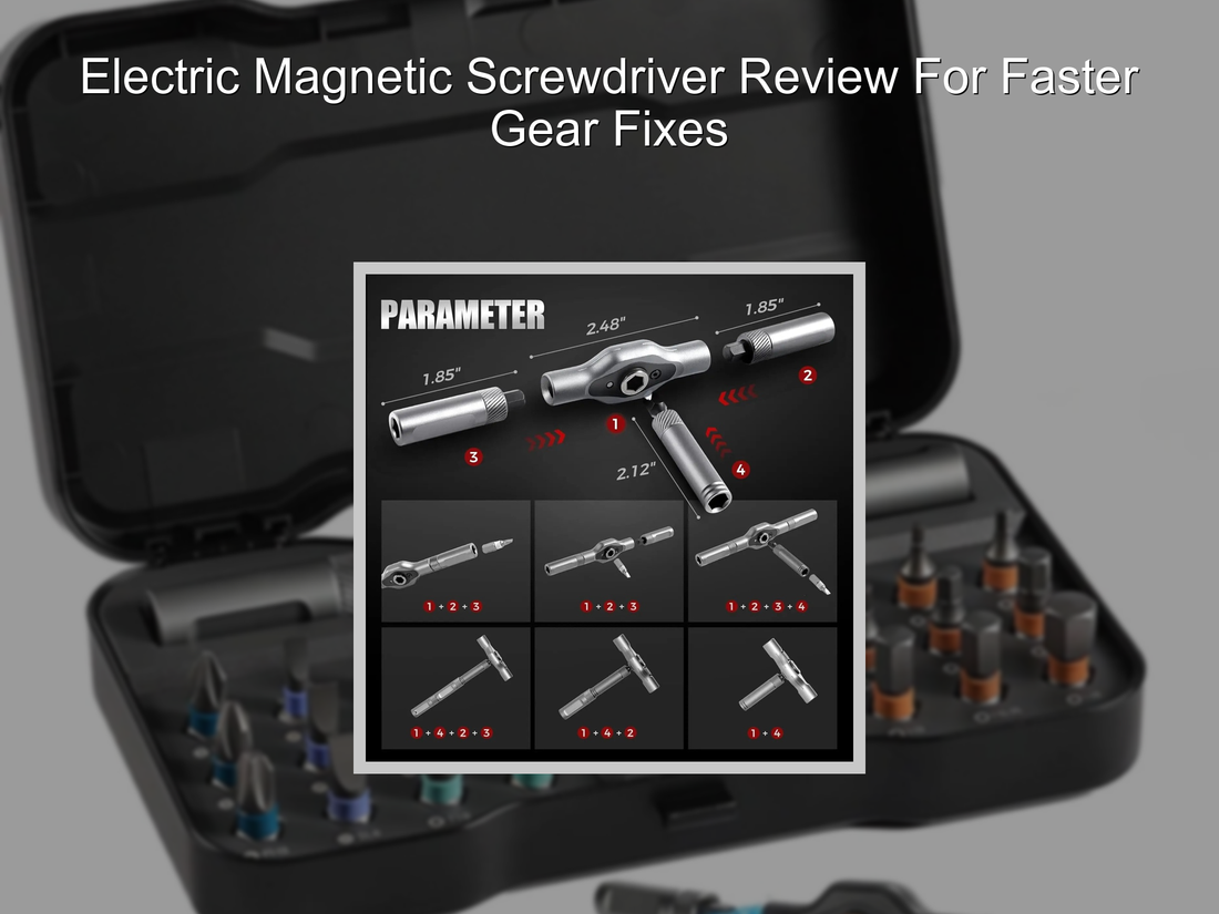 Electric Magnetic Screwdriver Review For Faster Gear Fixes