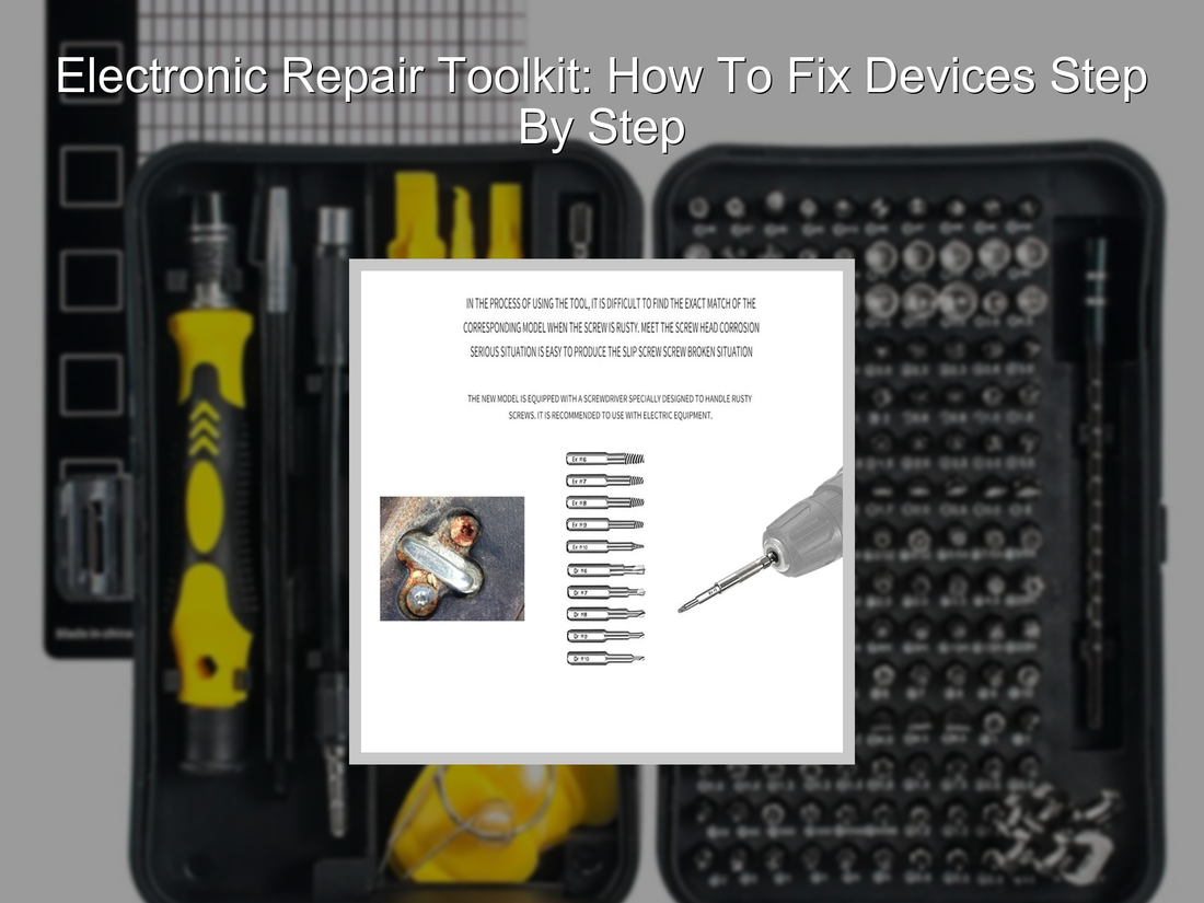 Electronic Repair Toolkit: How To Fix Devices Step By Step