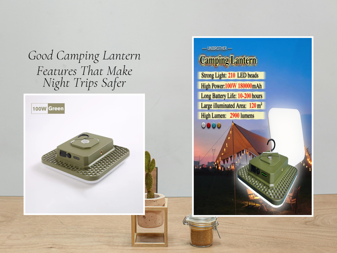 Good Camping Lantern Features That Make Night Trips Safer