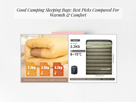 Good Camping Sleeping Bags: Best Picks Compared For Warmth & Comfort