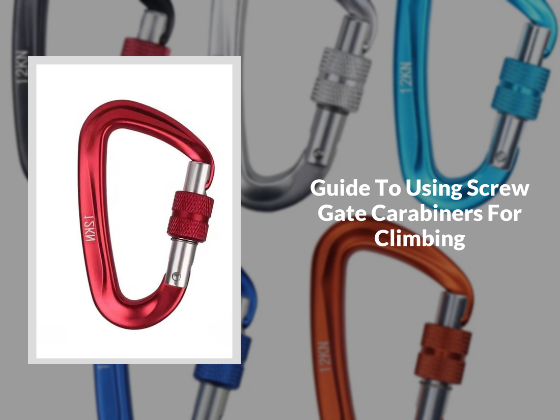 Guide To Using Screw Gate Carabiners For Climbing