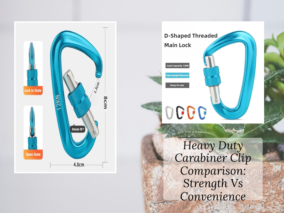 Heavy Duty Carabiner Clip Comparison: Strength Vs Convenience