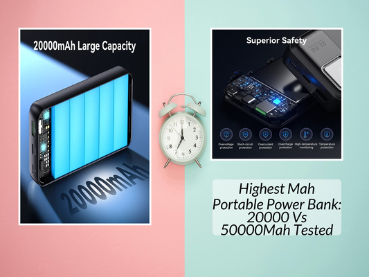Highest Mah Portable Power Bank: 20000 Vs 50000Mah Tested