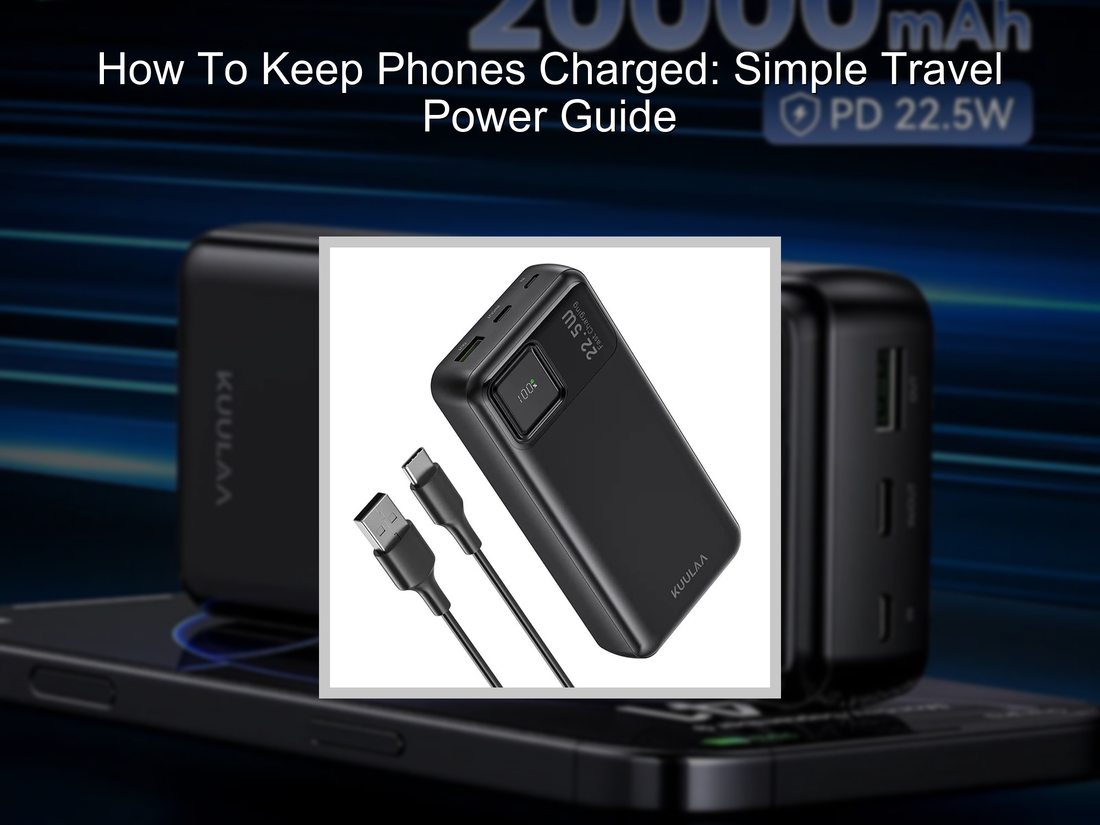 How To Keep Phones Charged: Simple Travel Power Guide