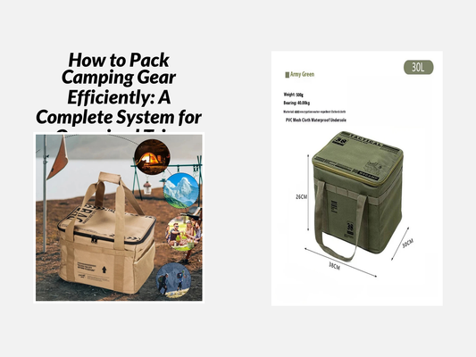 How to Pack Camping Gear Efficiently: A Complete System for Organized Trips