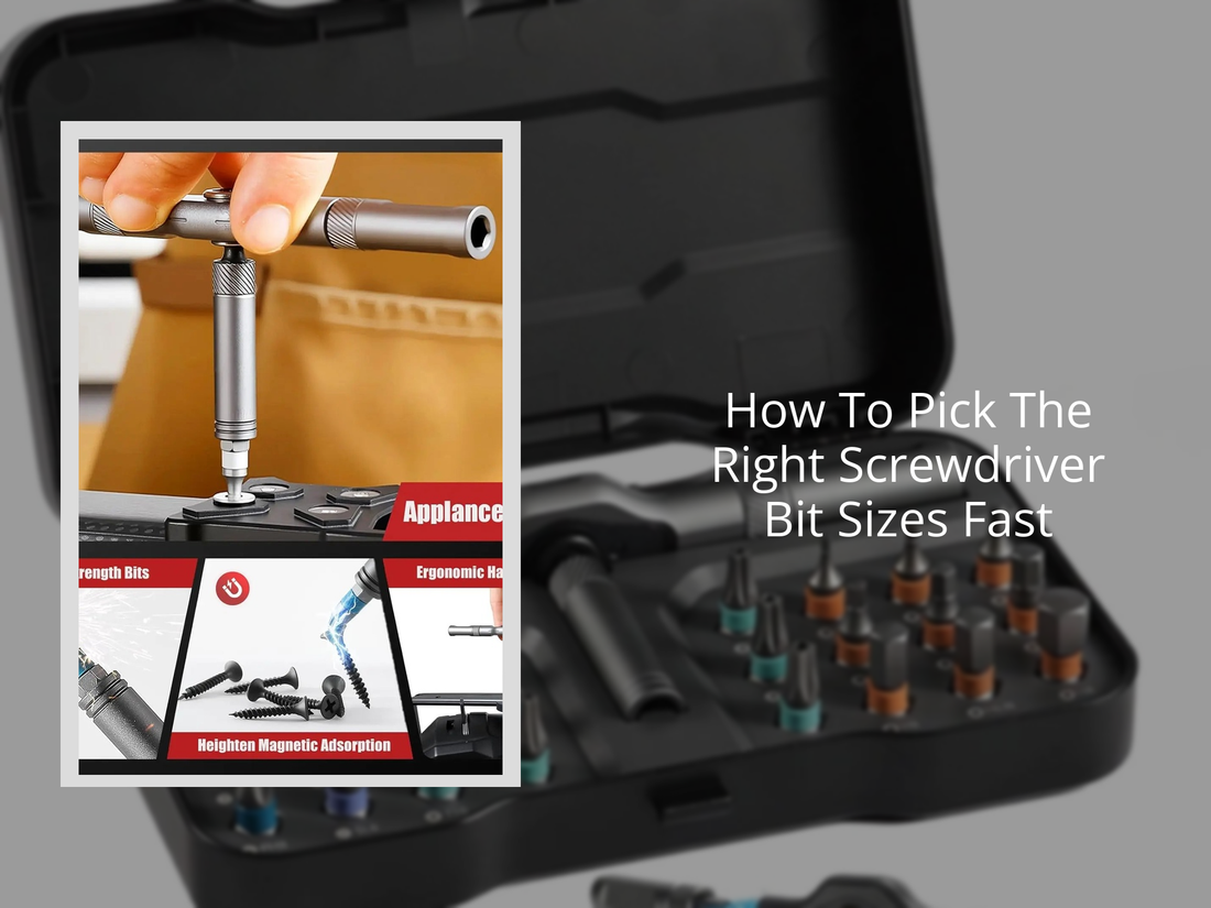 How To Pick The Right Screwdriver Bit Sizes Fast