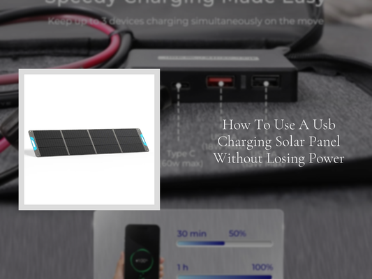 How To Use A Usb Charging Solar Panel Without Losing Power