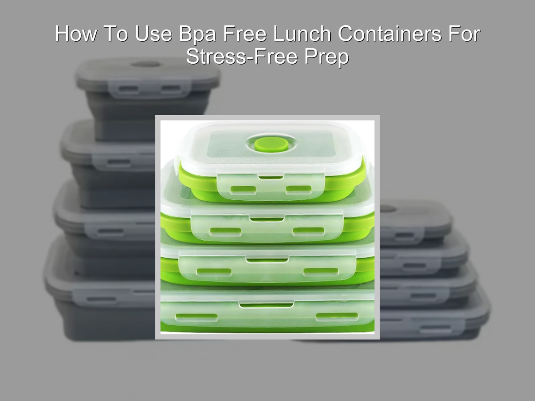 How To Use Bpa Free Lunch Containers For Stress-Free Prep
