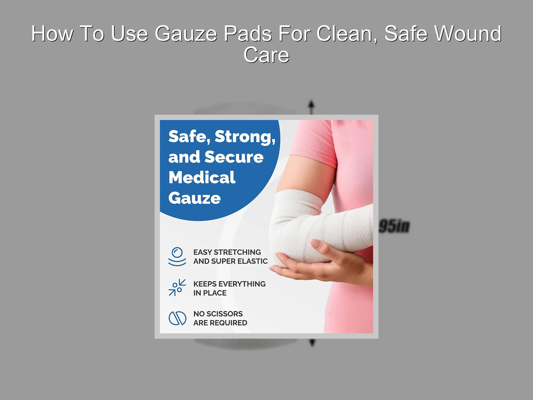 How To Use Gauze Pads For Clean, Safe Wound Care
