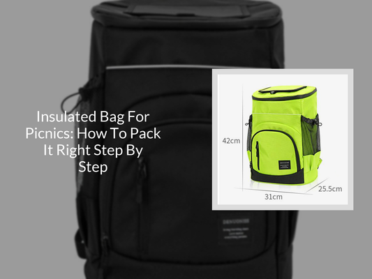 Insulated Bag For Picnics: How To Pack It Right Step By Step