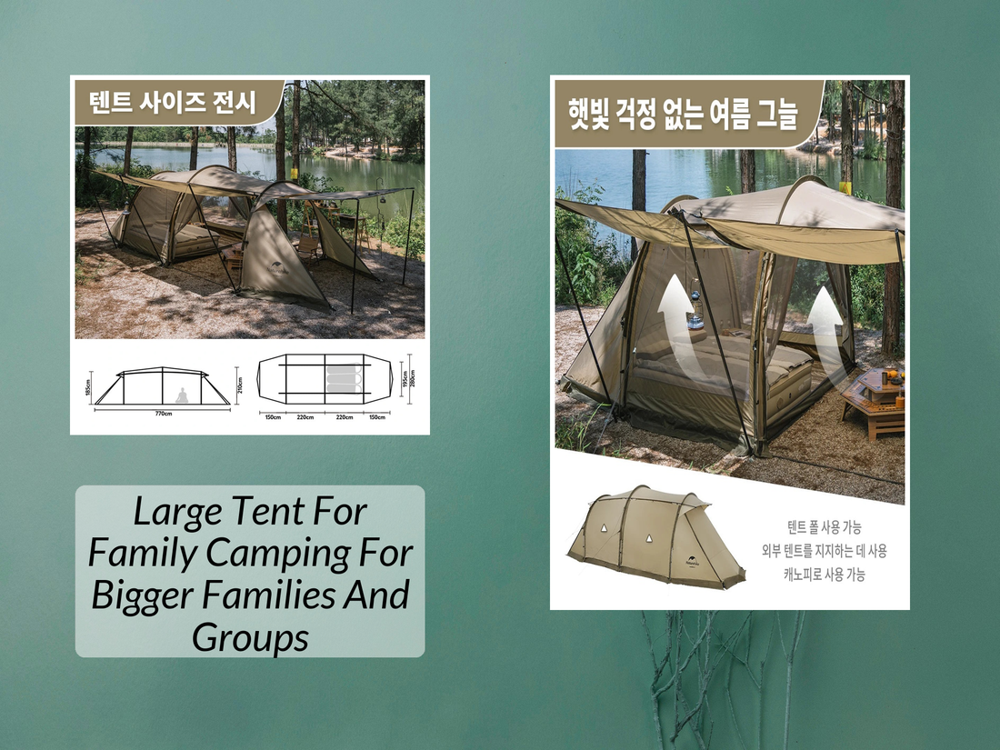 Large Tent For Family Camping For Bigger Families And Groups