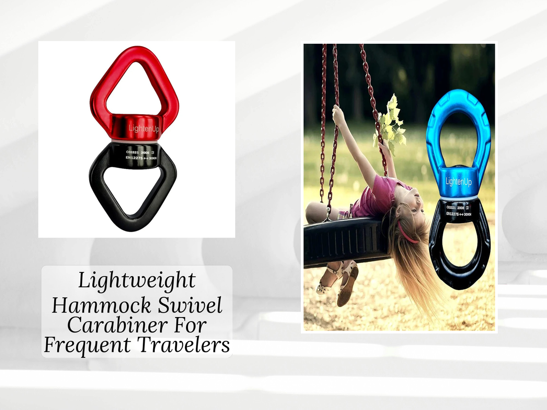Lightweight Hammock Swivel Carabiner For Frequent Travelers
