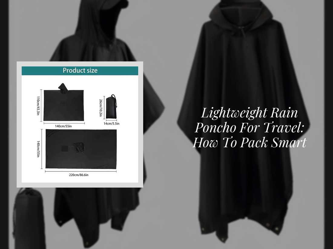 Lightweight Rain Poncho For Travel: How To Pack Smart