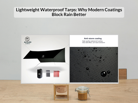 Lightweight Waterproof Tarps: Why Modern Coatings Block Rain Better