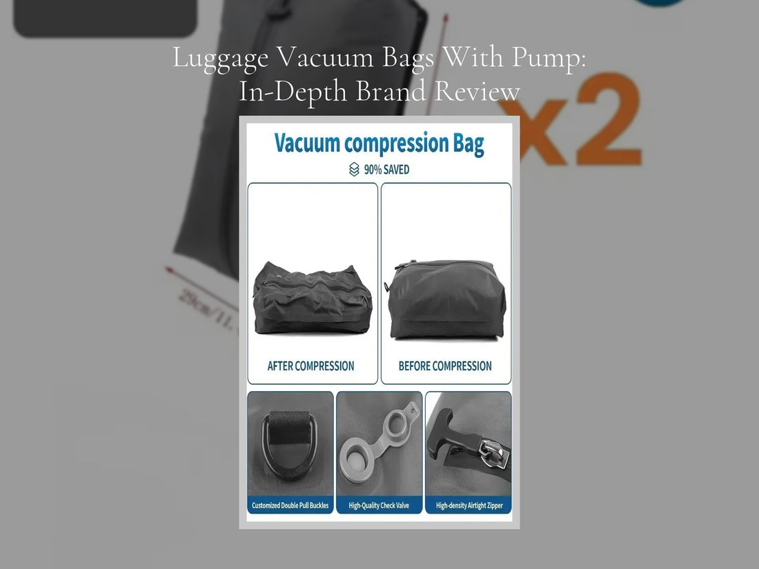 Luggage Vacuum Bags With Pump: In-Depth Brand Review