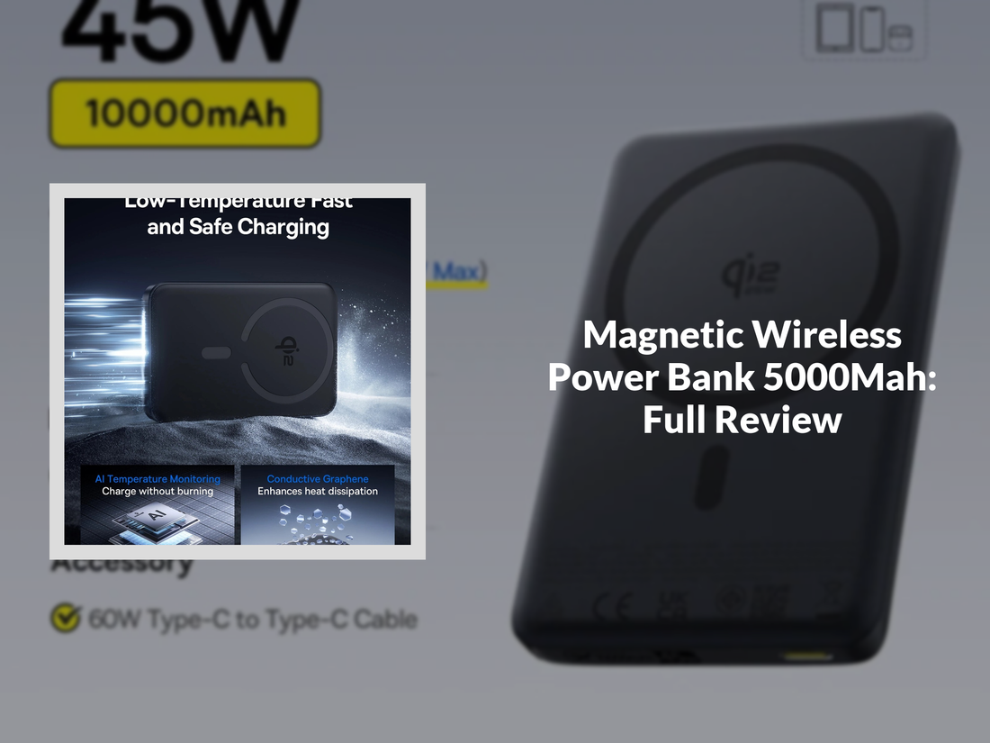 Magnetic Wireless Power Bank 5000Mah: Full Review