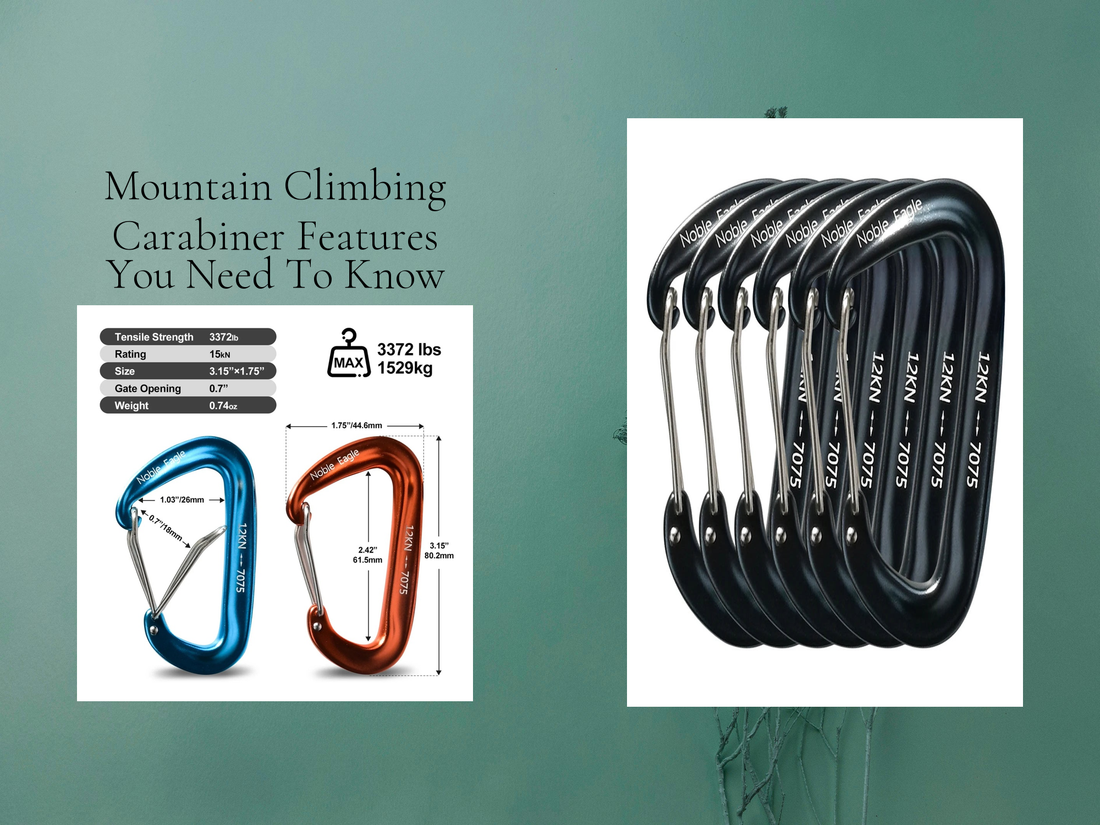 Mountain Climbing Carabiner Features You Need To Know