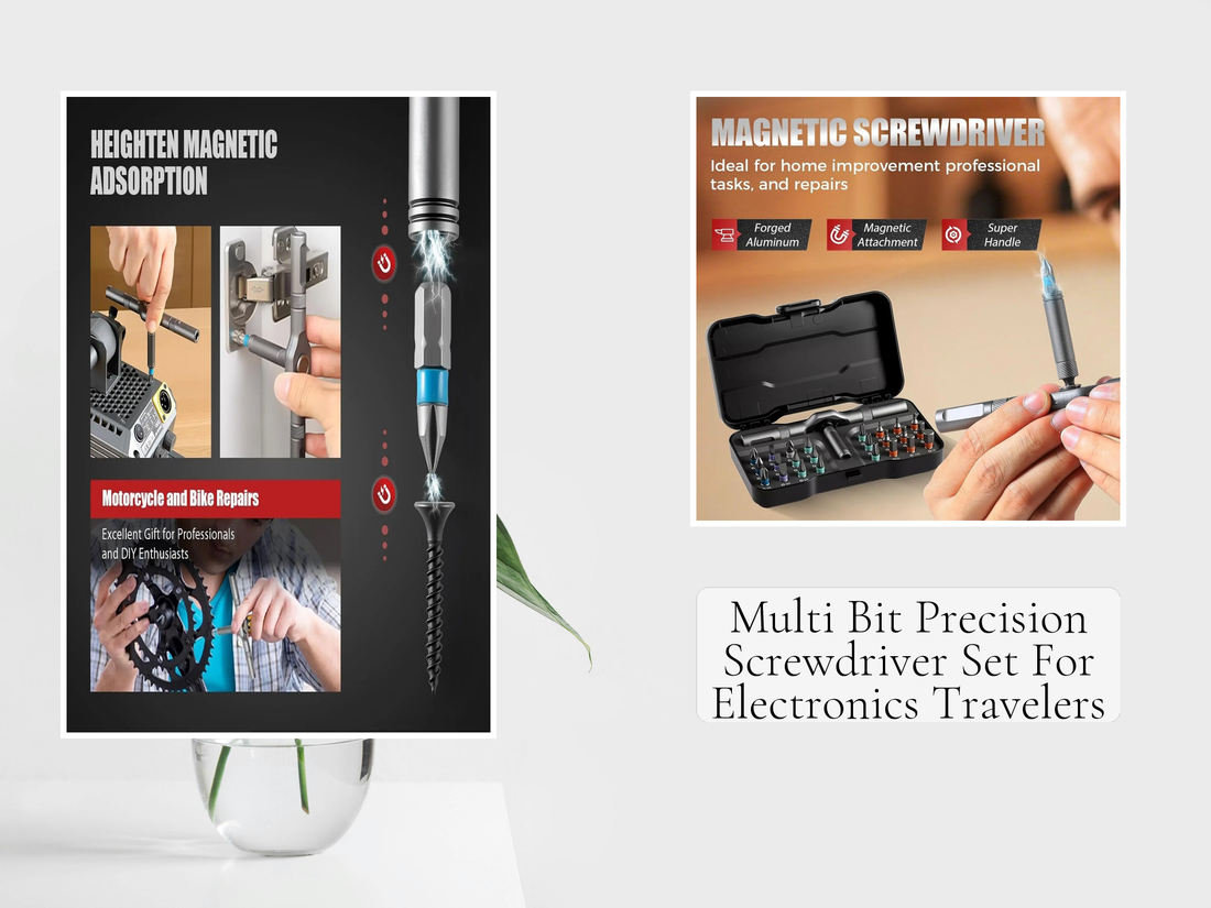 Multi Bit Precision Screwdriver Set For Electronics Travelers