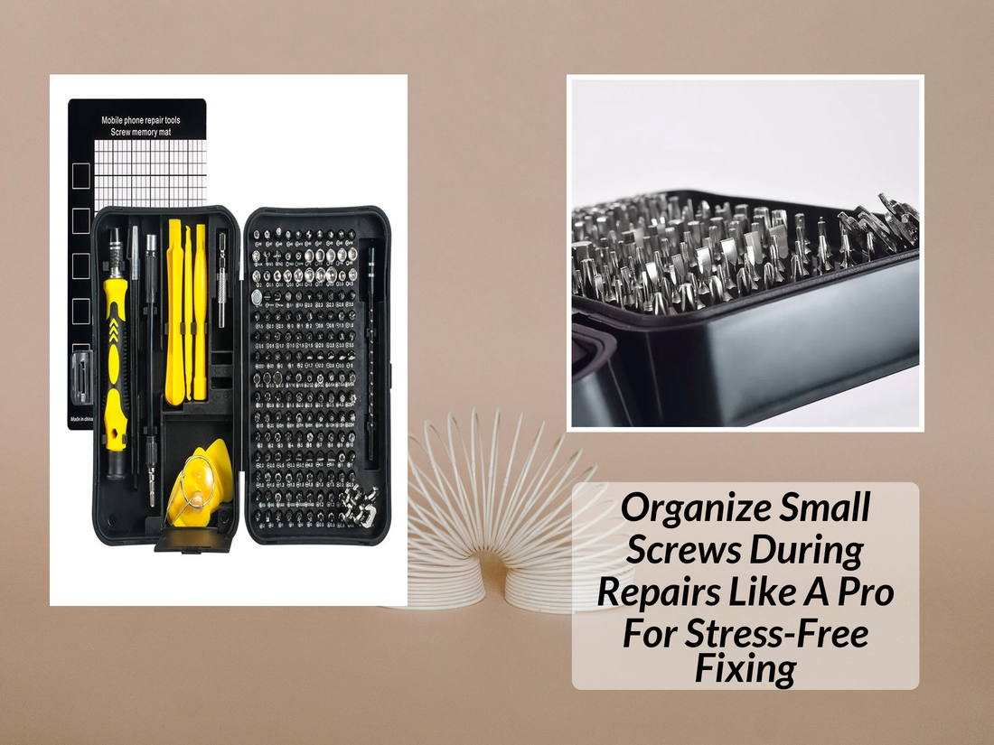 Organize Small Screws During Repairs Like A Pro For Stress-Free Fixing