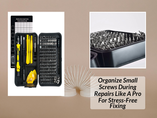 Organize Small Screws During Repairs Like A Pro For Stress-Free Fixing