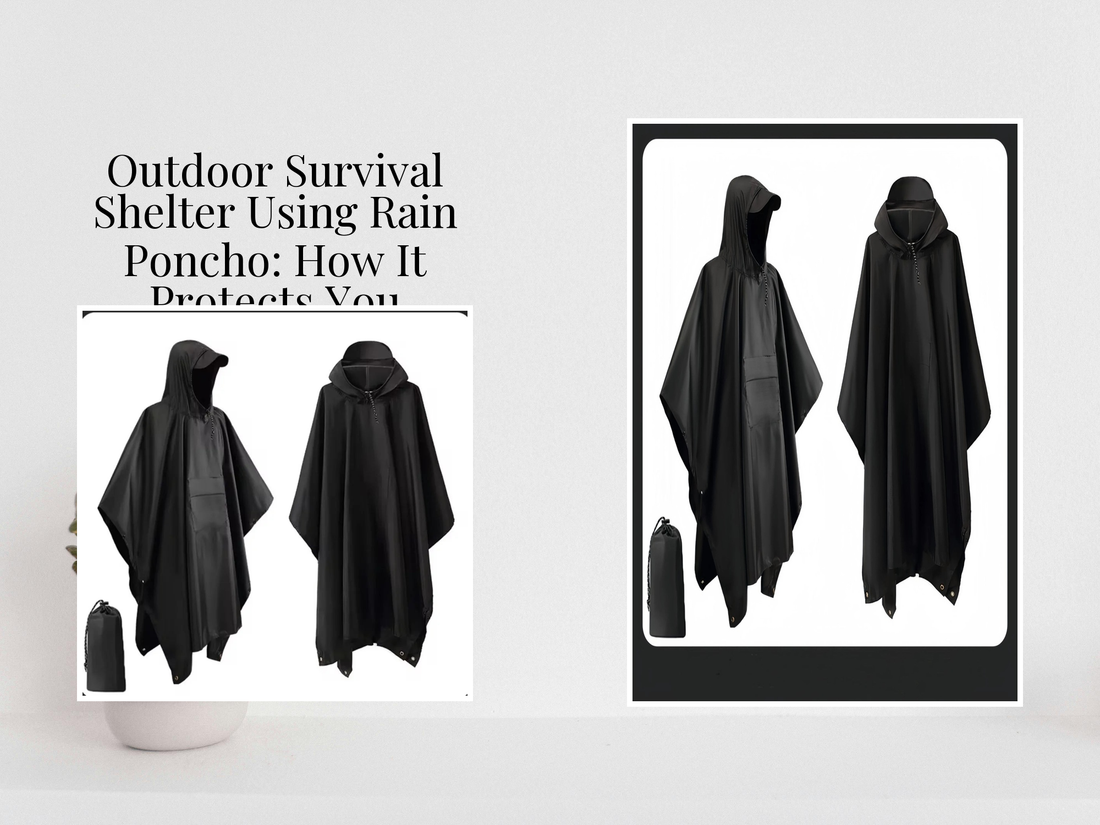 Outdoor Survival Shelter Using Rain Poncho: How It Protects You