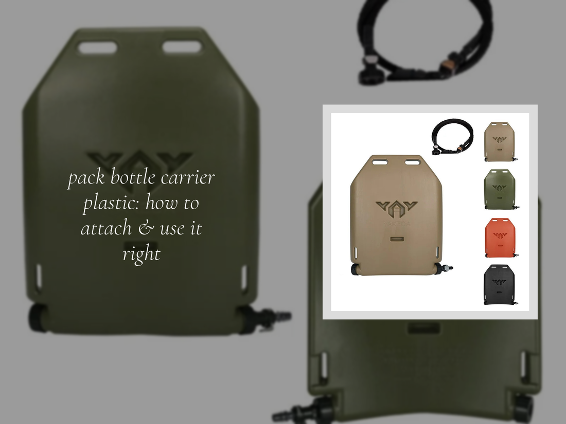 pack bottle carrier plastic: how to attach & use it right