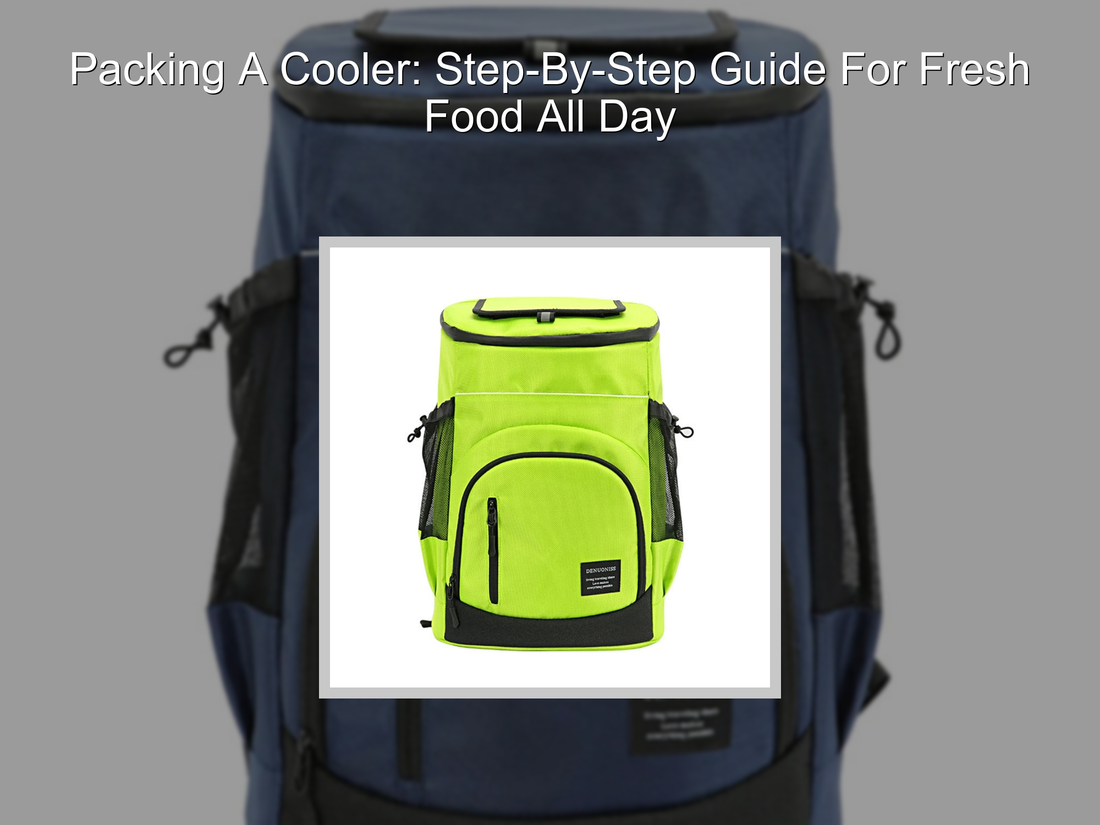 Packing A Cooler: Step-By-Step Guide For Fresh Food All Day