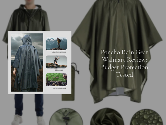 Poncho Rain Gear Walmart Review: Budget Protection Tested