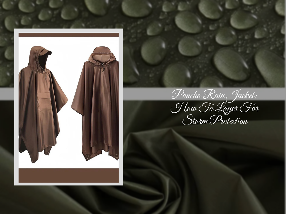 Poncho Rain Jacket: How To Layer For Storm Protection