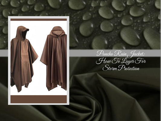 Poncho Rain Jacket: How To Layer For Storm Protection