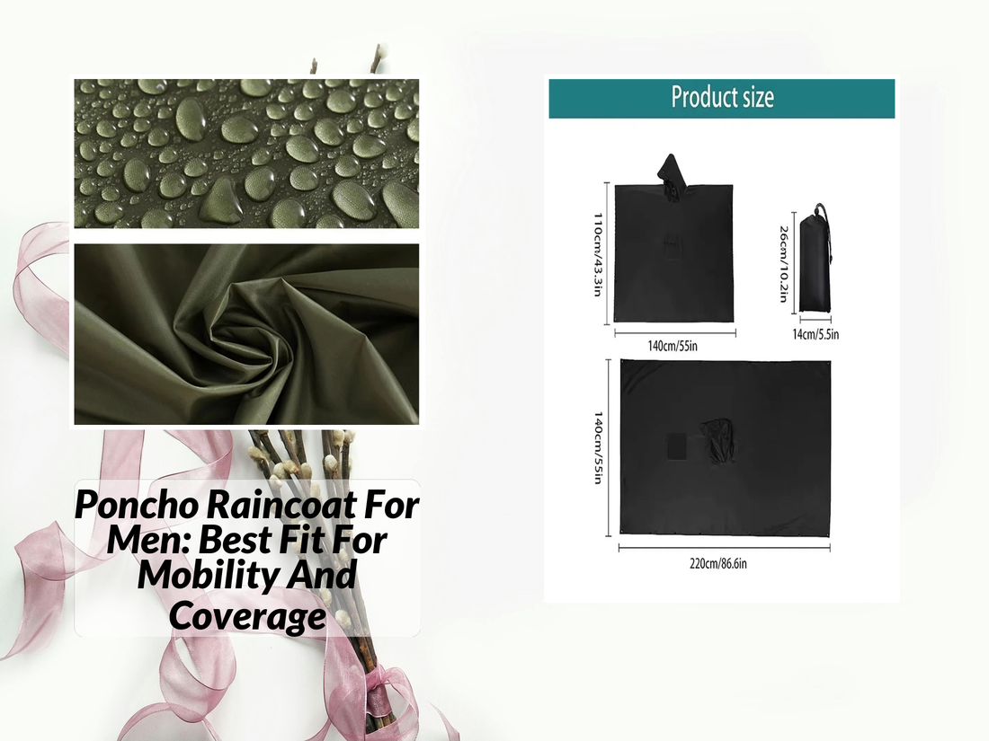 Poncho Raincoat For Men: Best Fit For Mobility And Coverage