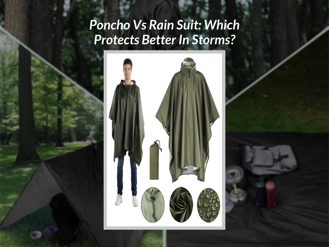 Poncho Vs Rain Suit: Which Protects Better In Storms?