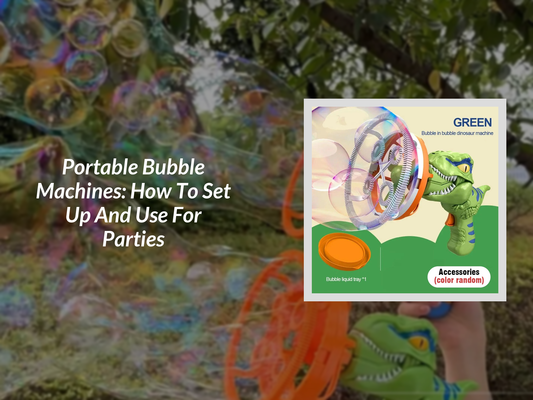Portable Bubble Machines: How To Set Up And Use For Parties
