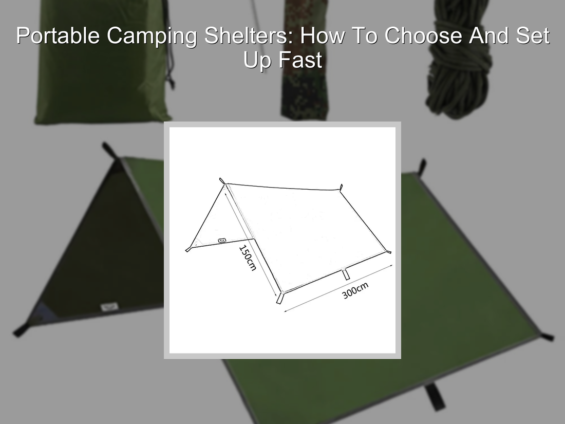 Portable Camping Shelters: How To Choose And Set Up Fast
