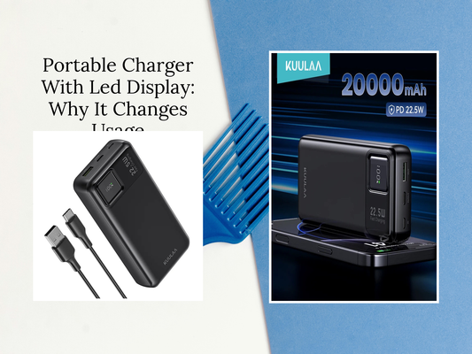 Portable Charger With Led Display: Why It Changes Usage