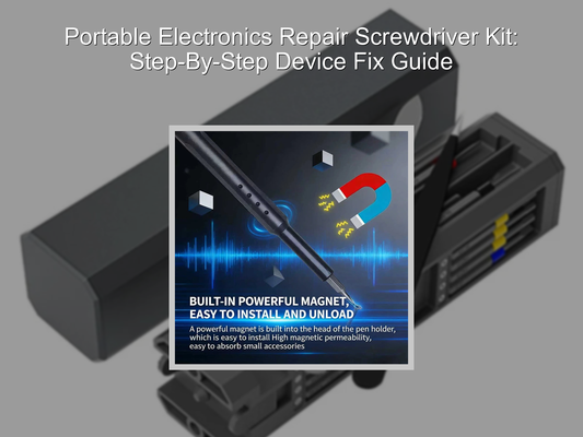 Portable Electronics Repair Screwdriver Kit: Step-By-Step Device Fix Guide
