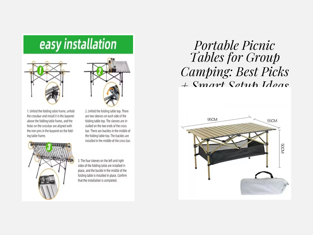 Portable Picnic Tables for Group Camping: Best Picks + Smart Setup Ideas