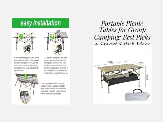 Portable Picnic Tables for Group Camping: Best Picks + Smart Setup Ideas