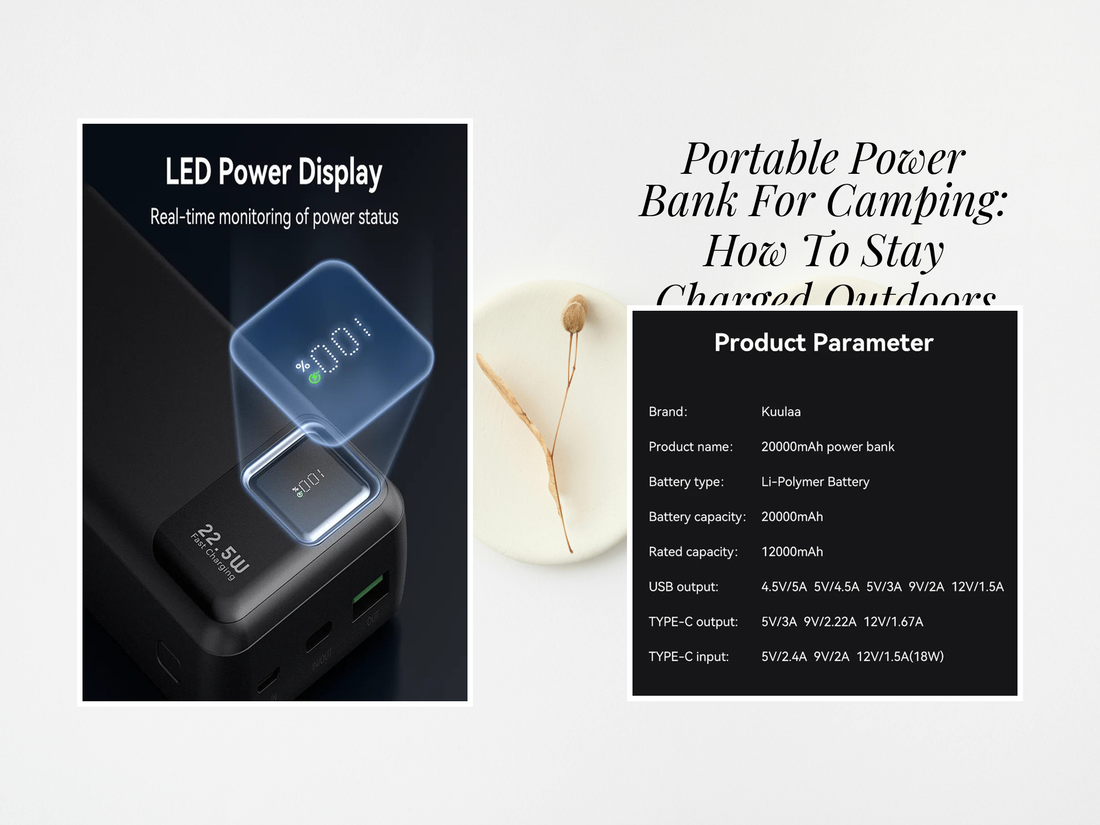 Portable Power Bank For Camping: How To Stay Charged Outdoors
