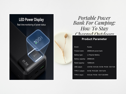 Portable Power Bank For Camping: How To Stay Charged Outdoors