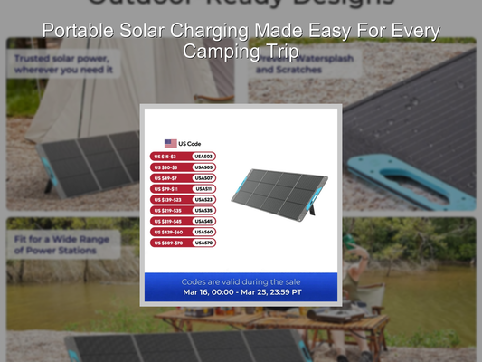 Portable Solar Charging Made Easy For Every Camping Trip
