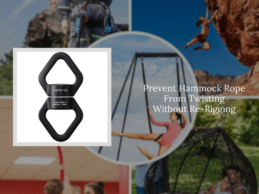 Prevent Hammock Rope From Twisting Without Re-Rigging