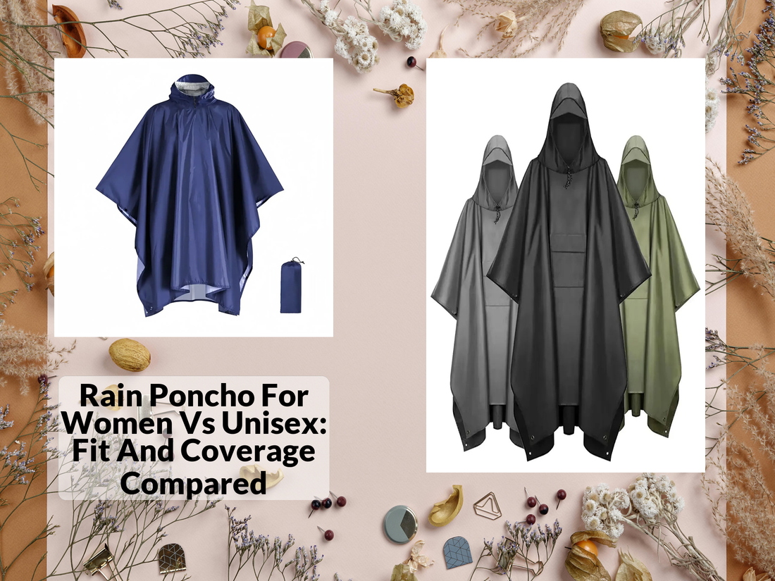 Rain Poncho For Women Vs Unisex: Fit And Coverage Compared