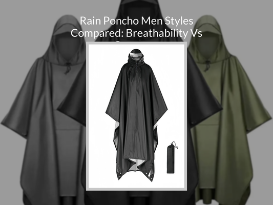 Rain Poncho Men Styles Compared: Breathability Vs Coverage